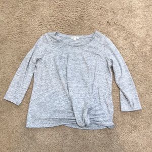 Gray sweater